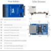2-Channel UART to Ethernet Converter, Serial Port Transparent Transmission Module UART TTL and RJ45 Ethernet Bi-Directional Transmission, with Control Pin for Raspberry Pi/Arduino/STM32,ect. view 4