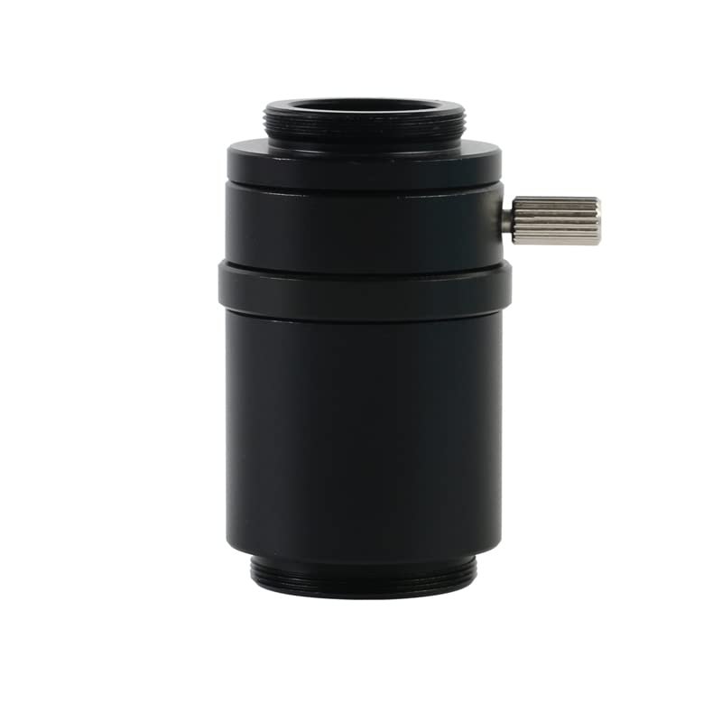 Microscope Accessories 0.3X 0.5X C Mount Lens Adapter SZMCTV 1/2 1/3 1X Adapter for Simul Focal Trinocular Stereo Microscope HDMI VGA USB Video Camera(1X)