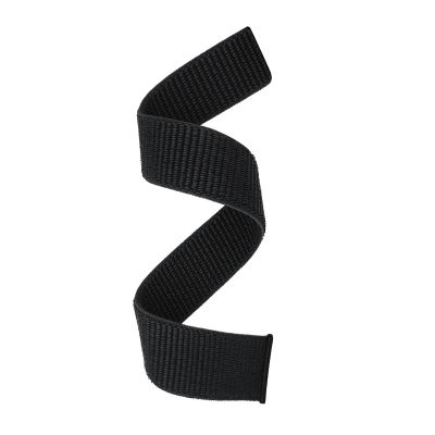 Abanen Hook and Loop Quick Dry 20mm Watch Band for Garmin Fenix 8 43mm / epix Pro 42mm / Fenix 7S/6S/5S, Woven Nylon Ultralight Sport Wristband Strap for Instinct 2S / Instinct E 40mm (Black)