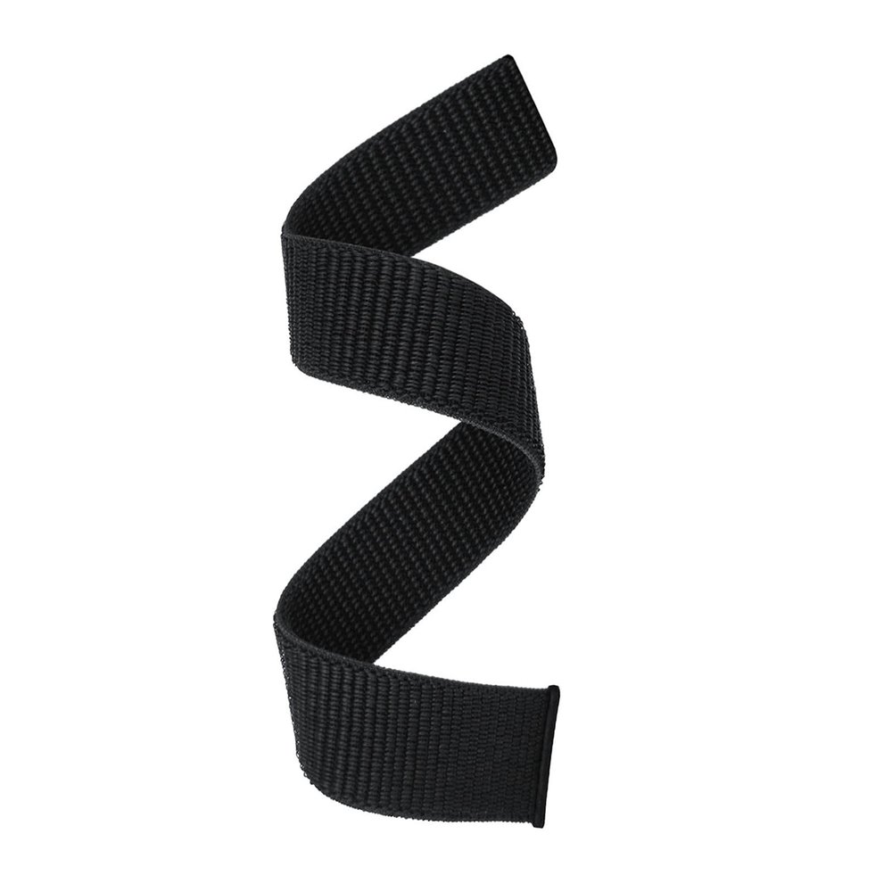 Abanen Hook and Loop Quick Dry 20mm Watch Band for Garmin Fenix 8 43mm / epix Pro 42mm / Fenix 7S/6S/5S, Woven Nylon Ultralight Sport Wristband Strap for Instinct 2S / Instinct E 40mm (Black)