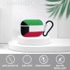 Kuwait Flag Compatible with AirPods Pro case Protective Cover, Cute Protective Shockproof Protective Cover with Keychain, Wireless Charging Box, Woman, Man view 3