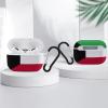 Kuwait Flag Compatible with AirPods Pro case Protective Cover, Cute Protective Shockproof Protective Cover with Keychain, Wireless Charging Box, Woman, Man view 4