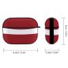 Latvia Flag Compatible with AirPods Pro case Protective Cover, Cute Protective Shockproof Protective Cover with Keychain, Wireless Charging Box, Woman, Man view 2