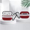 Latvia Flag Compatible with AirPods Pro case Protective Cover, Cute Protective Shockproof Protective Cover with Keychain, Wireless Charging Box, Woman, Man view 4