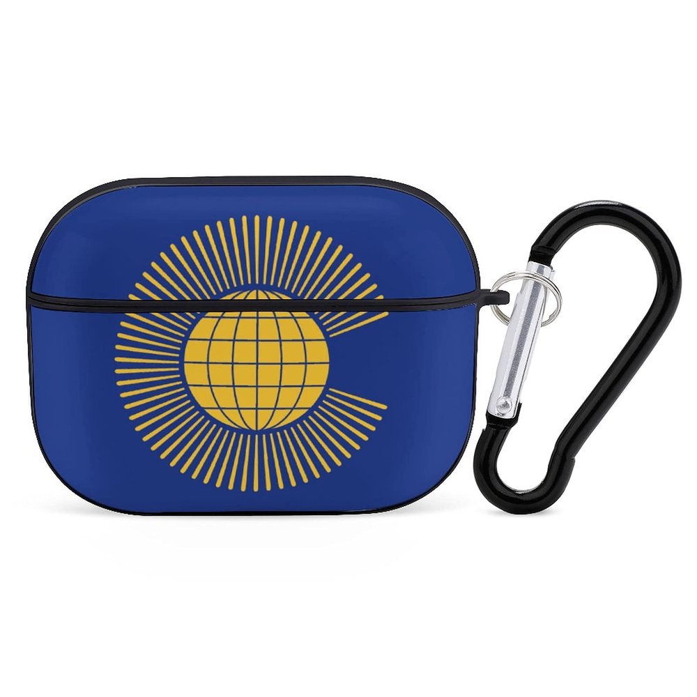 National Association Flag Compatible with AirPods Pro case Protective Cover, Cute Protective Shockproof Protective Cover with Keychain, Wireless Charging Box, Woman, Man
