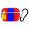 Mongolian Flag Compatible with AirPods Pro case Protective Cover, Cute Protective Shockproof Protective Cover with Keychain, Wireless Charging Box, Woman, Man view 1