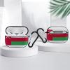 MAIPHUONGANH Oman Flag Compatible with AirPods Pro case Protective Cover, Cute Protective Shockproof Protective Cover with Keychain, Wireless Charging Box, Woman, Man view 4