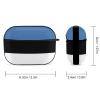 Flag of Estonia Compatible with AirPods Pro case Protective Cover, Cute Protective Shockproof Protective Cover with Keychain, Wireless Charging Box, Woman, Man view 2