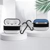 Flag of Estonia Compatible with AirPods Pro case Protective Cover, Cute Protective Shockproof Protective Cover with Keychain, Wireless Charging Box, Woman, Man view 4