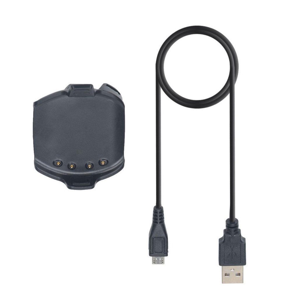 1M USB Charging Charger Cable Sync Data Clip for Garmin Approach S2 S4 GPS Watch