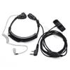 Adjustable Throat Mic Earpiece Headset Finger PTT Radio Transceiver for Baofeng UV5R 888s Radio Walkie Talkie for Kenwood NX220/NX320