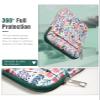 TiMOVO 6-7 Inch Sleeve Case for eReader Book Paperwhite/Colorsoft Signature Edition, Protective Sleeve Cover Pouch Bag Carrying Case for E-Reader/Oasis & Kobo Devices, Flowers view 4