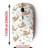 2.4G Wireless Mouse with Cute Pattern Design for All Laptops and Desktops with Nano Receiver - Cute Monkey view 2