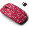 2.4G Wireless Mouse with Cute Pattern Design for All Laptops and Desktops with Nano Receiver - Christmas Colorful Image view 1