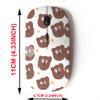 2.4G Wireless Mouse with Cute Pattern Design for All Laptops and Desktops with Nano Receiver - Cute Blue Bear view 2