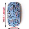 2.4G Wireless Mouse with Cute Pattern Design for All Laptops and Desktops with Nano Receiver - Watercolor berriesfruity view 2