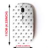 2.4G Wireless Mouse with Cute Pattern Design for All Laptops and Desktops with Nano Receiver - Cartoon Character Bulldog view 2