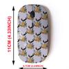 2.4G Wireless Mouse with Cute Pattern Design for All Laptops and Desktops with Nano Receiver - Colorful Deer Head view 2