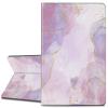 Case for Kindle 10th Generation 2019 6" E-Reader - Lightweight Premium PU Leather Folio Cover Adjustable Stand Soft Back Shell with Auto Wake/Sleep for Kindle 10th, Marble view 1