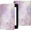 Case for Kindle 10th Generation 2019 6" E-Reader - Lightweight Premium PU Leather Folio Cover Adjustable Stand Soft Back Shell with Auto Wake/Sleep for Kindle 10th, Marble view 2