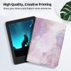 Case for Kindle 10th Generation 2019 6" E-Reader - Lightweight Premium PU Leather Folio Cover Adjustable Stand Soft Back Shell with Auto Wake/Sleep for Kindle 10th, Marble view 3