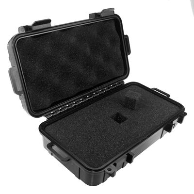 AOOCY 8'' Small Case with Pluck Customizable Foam Insert - IP67 Waterproof Hard Carrying Case for Portable Electronics, Protect Phone, Tools and Glass Accessories (8.6" x 4.9" x 1.9")