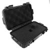 AOOCY 8'' Small Case with Pluck Customizable Foam Insert - IP67 Waterproof Hard Carrying Case for Portable Electronics, Protect Phone, Tools and Glass Accessories (8.6" x 4.9" x 1.9") view 1