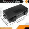 AOOCY 8'' Small Case with Pluck Customizable Foam Insert - IP67 Waterproof Hard Carrying Case for Portable Electronics, Protect Phone, Tools and Glass Accessories (8.6" x 4.9" x 1.9") view 3