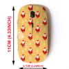 2.4G Wireless Mouse with Cute Pattern Design for All Laptops and Desktops with Nano Receiver - Christmas Santa Isolated view 2