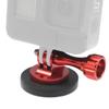 FEICHAO D43mm Rubberized Magnet Suction Cup Tripod Mount Adapter Compatible with Insta360 ONE R/Gopro Action Camera (Red) view 1