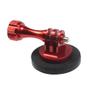 FEICHAO D43mm Rubberized Magnet Suction Cup Tripod Mount Adapter Compatible with Insta360 ONE R/Gopro Action Camera (Red) view 3