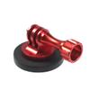 FEICHAO D43mm Rubberized Magnet Suction Cup Tripod Mount Adapter Compatible with Insta360 ONE R/Gopro Action Camera (Red) view 4