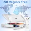 Mini DVD Player for TV, Region Free HDMI DVD Players with Memory Playback, HDMI & AV Output, Super Small DVD Player with USB Input, NTSC/PAL System, HDMI&AV Cables, Remote Control Included view 4
