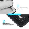 Lacdo 17 17.3 Inch Laptop Bag Women Men Sleeve Case for Dell/HP Envy/ASUS/Acer/Lenovo/LG/Razer Blade Pro 17/MacBook Pro 17, Computer Shoulder Messenger Bag Business Briefcase with Shoulder Strap,Black view 4