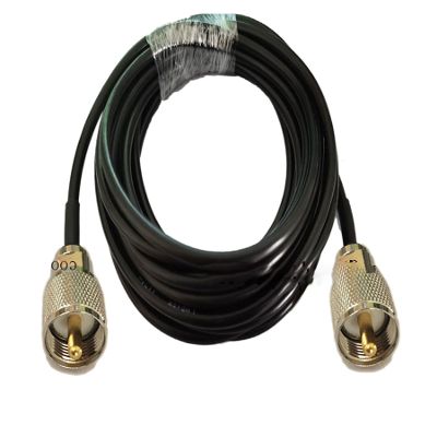 S-MOOTHLY Hengliang Store Long UHF PL259 Male to Long UHF PL259 LMR195 for Car Mobile Antenna Coax Cable 50cm 1/2/3/5/10/15/20/30m (Color : 1m)