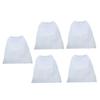 FOMIYES 5Pcs Manicure Dust Collector Bags, Portable Thickened Practical Nail Suction Dust Collector Pouches for Home Manicure Shop view 1