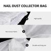 FOMIYES 5Pcs Manicure Dust Collector Bags, Portable Thickened Practical Nail Suction Dust Collector Pouches for Home Manicure Shop view 2