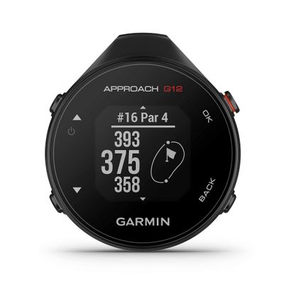 Garmin Approach G12 (Renewed), Clip-on Golf GPS Rangefinder, 42k+ Preloaded Courses, 010-02555-00