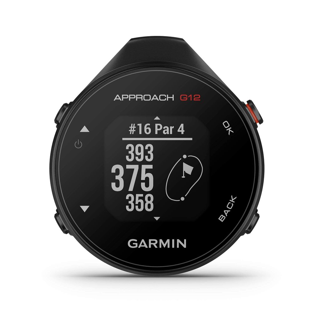 Garmin Approach G12 (Renewed), Clip-on Golf GPS Rangefinder, 42k+ Preloaded Courses, 010-02555-00