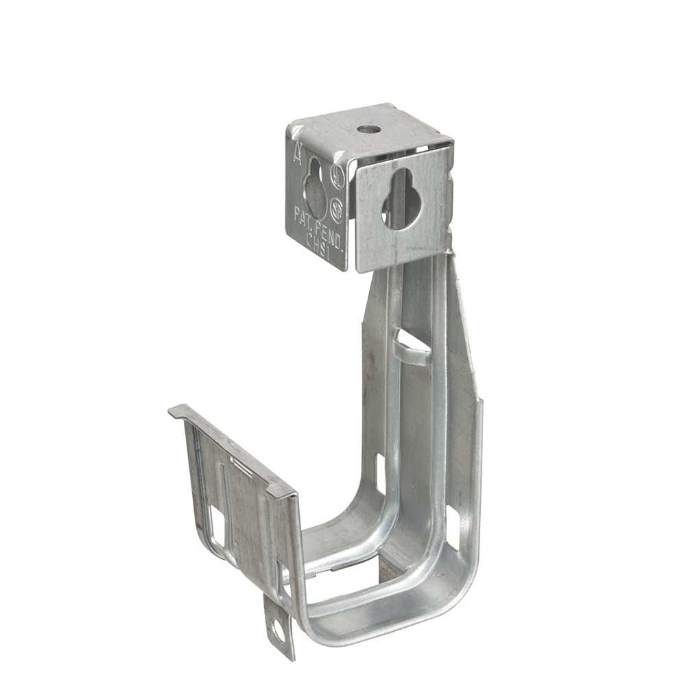 ARLINGTON Industries 2 inch Steel J Hook, with Multi-Directional mounting That Supports up to 25 lbs. Sold 25 per Box. (#CHS1)