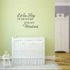 Let Him Sleep Decal - Kids Wall Art - Let Him Sleep Wall Sign - He Will Move Mountains - Baby Boy Wall Art - Nursery Vinyl Wall Decal For Bedrooom - Nursery Wall Sticker - Removable Wall Quote Dcor view 2