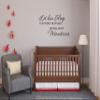 Let Him Sleep Decal - Kids Wall Art - Let Him Sleep Wall Sign - He Will Move Mountains - Baby Boy Wall Art - Nursery Vinyl Wall Decal For Bedrooom - Nursery Wall Sticker - Removable Wall Quote Dcor view 4