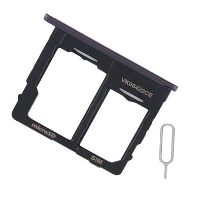 SIM Micro SD Card Slot Memory Tray Reader Holder Part Replacement Compatible for Samsung Galaxy Tab A 8.4(2020) T307U Black