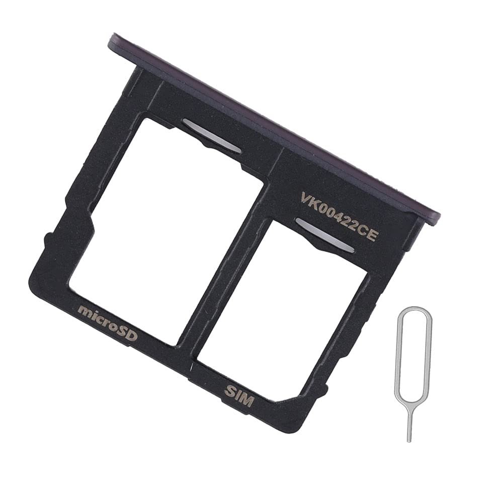 SIM Micro SD Card Slot Memory Tray Reader Holder Part Replacement Compatible for Samsung Galaxy Tab A 8.4(2020) T307U Black