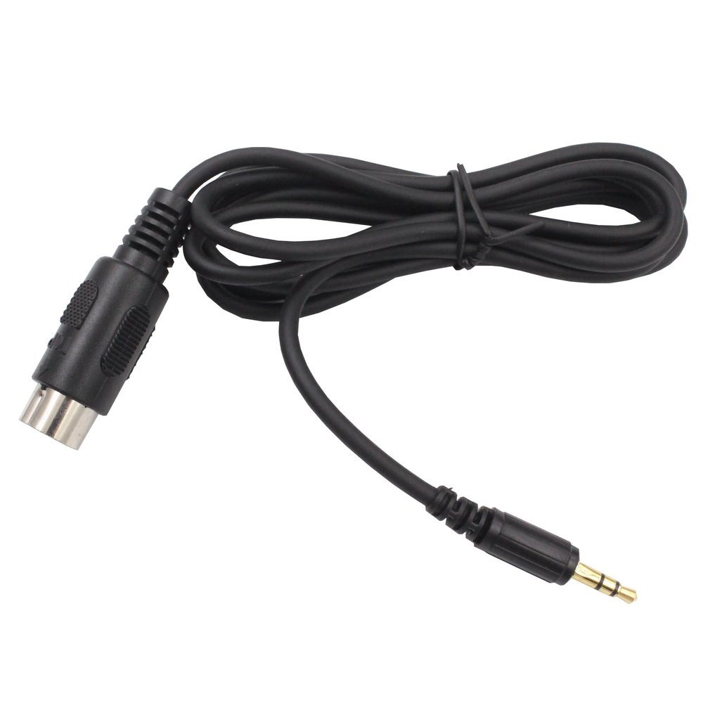 EASWEL 13 Pin DIN 3.5MM AUX Input Cable for Kenwood Icom Yaesu Acc Cable/Port