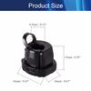Juvielich 60Pcs Round Cable Wire Strain Relief Bush Grommet 6N-4 Strain Relief Bushing Electric Cable Protection Cord Buckle view 2