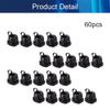 Juvielich 60Pcs Round Cable Wire Strain Relief Bush Grommet 6N-4 Strain Relief Bushing Electric Cable Protection Cord Buckle view 4