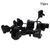 Juvielich Round Cable Wire Strain Relief Bush Grommet Round Strain Relief Bushing Electric Cable Protection Cord Buckle 6N-4 15 Pcs view 4