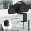 CLOOLC Desk Clamp for Power Strip - Removable Holder for Desk Edge - Sturdy Table Mount - Fits 2.55" to 4.13" Width - Black view 3