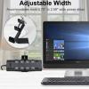 CLOOLC Desk Clamp for Power Strip - Removable Holder for Desk Edge - Sturdy Table Mount - Fits 2.55" to 4.13" Width - Black view 4